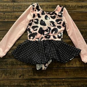 Leo Luvs Cheetah Skirted Leotard